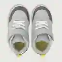 Zapatillas Liv Velcro Elastico Niño Gris Talla 28 Opaline