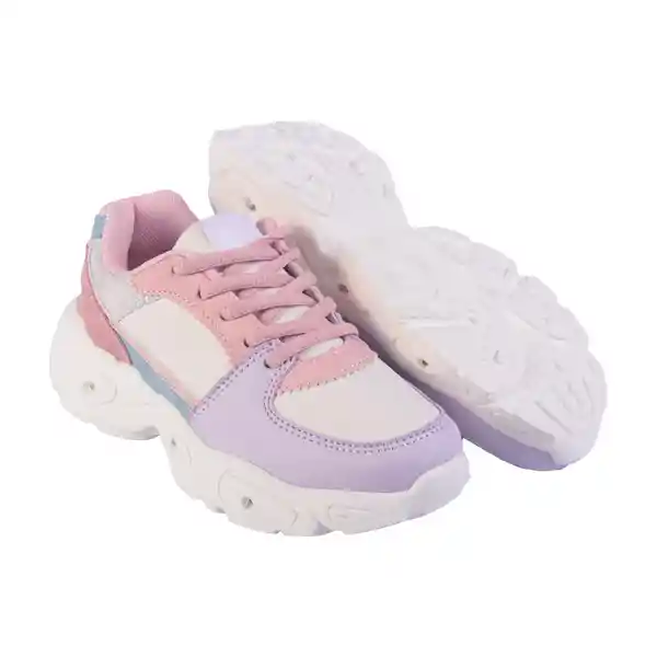 Zapatillas Niña Crudo Talla 30 Pillin