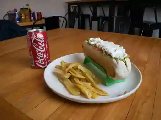 Completo Italiano +bebida + Papas