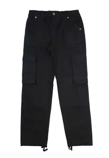 Like It Pantalón Teens Cargo Preppy 544 Niña Negro Talla 14 Años