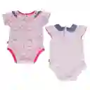 Set 2 pzas Body Bebe Niña Multicolor Pillin 1 M