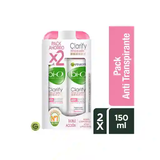 Bí-O Pack de Desodorante en Spray Clarify Afina el Vello para Mujer