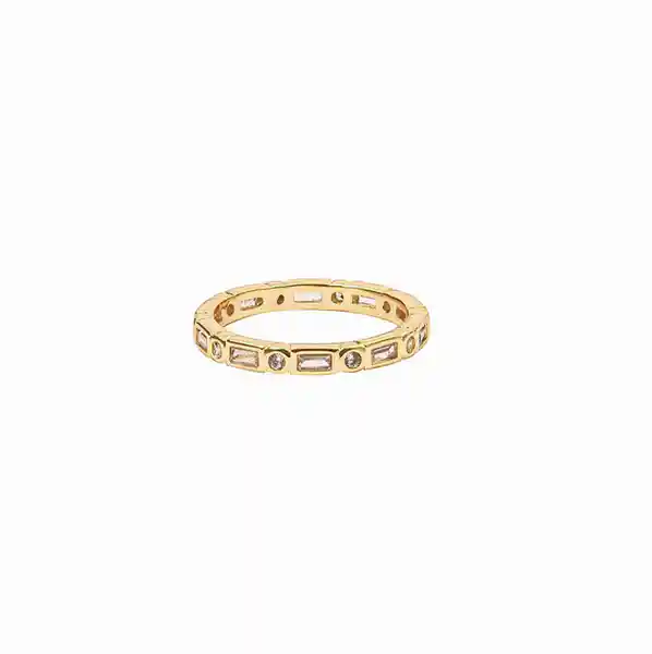 Anillo Lyra Baño de Oro Talla 7 Noa Joyas