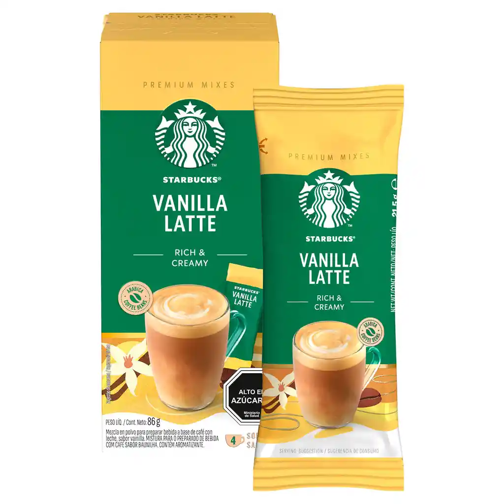 Café Sobres Starbucks Vanilla Latte