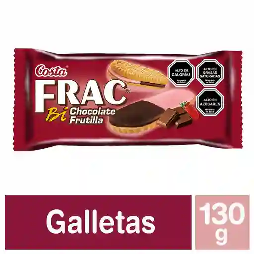 Frac Galletas Sabor a Chocolate y Frutilla