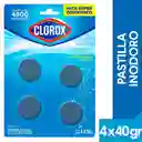 Clorox Pastilla Para Estanque de Inodoro Azul Activo