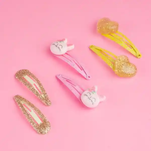 Set Broche Para Cabello Conejitos Miniso