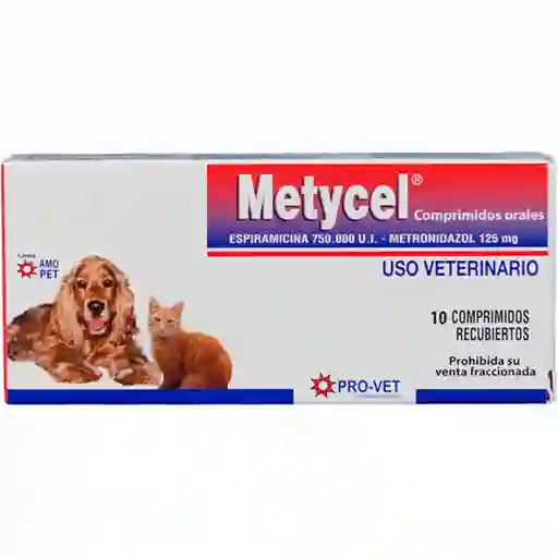 Metycel Antibiótico Para Perro y Gato