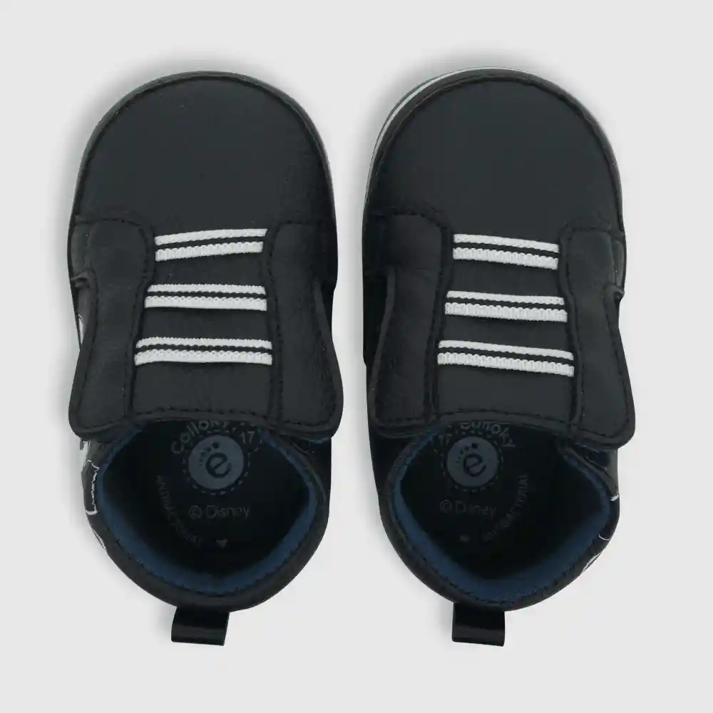 Zapatillas Mickey Velcro De Niño Azul Talla 15