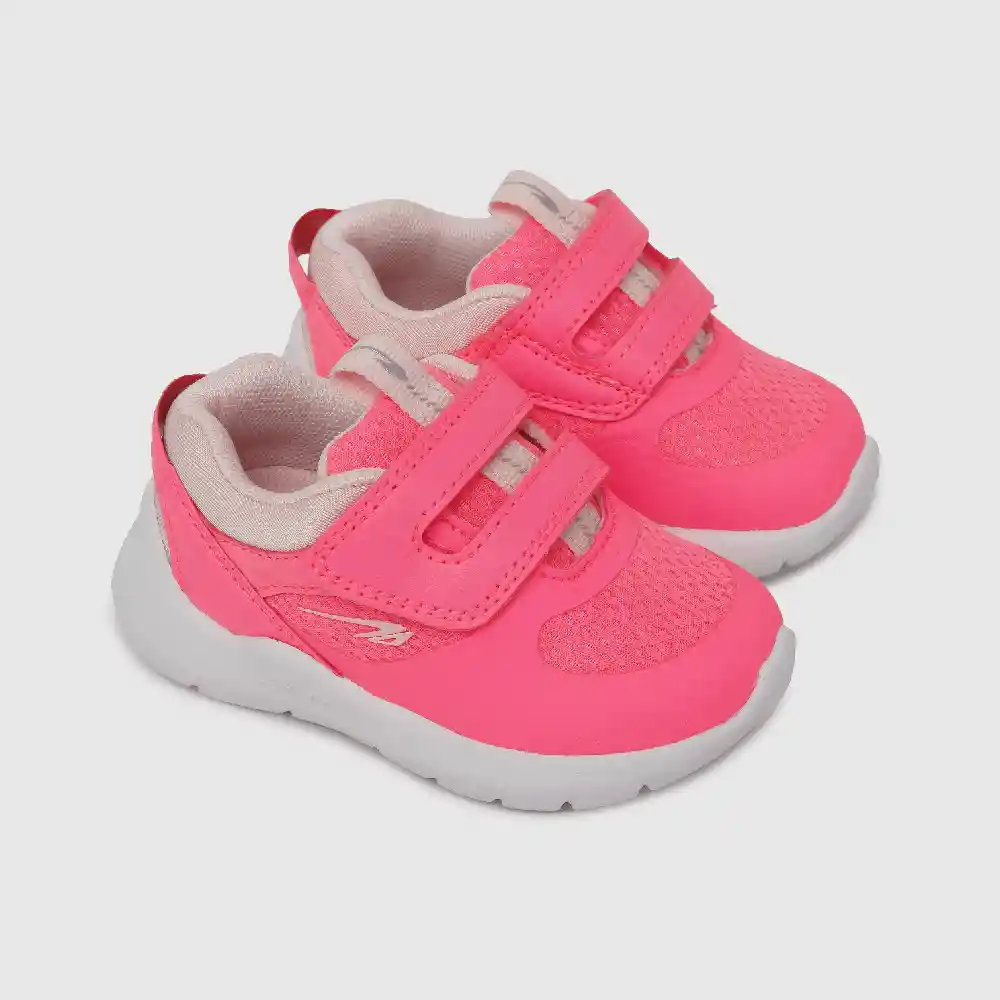 Zapatillas Deportiva Caña Baja De Niña Rosado Talla 18