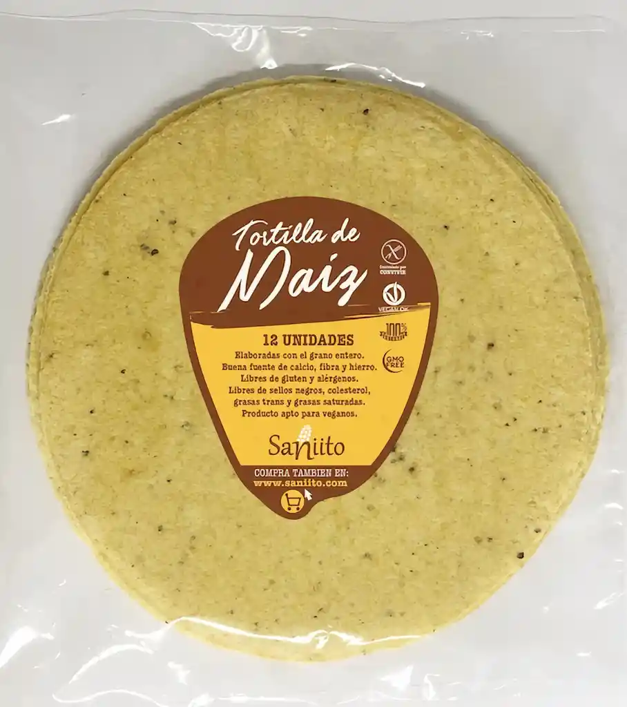 Saniito Tortilla de Maíz
