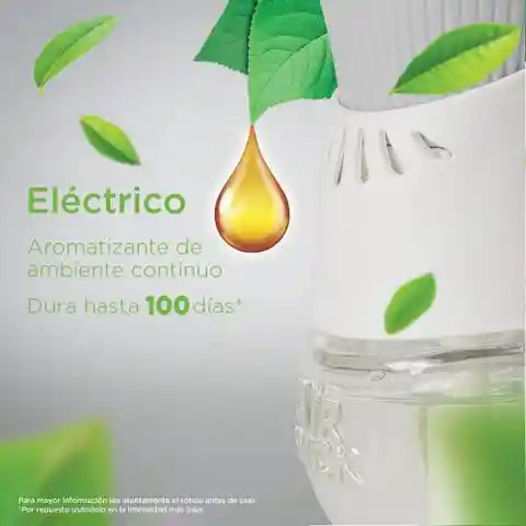 Air Wick Desodorante Ambiental Eléctrico Aparato + Repuesto Manzana & Canela 21ml