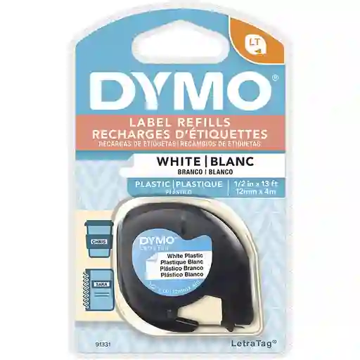 Dymo Etiqueta Blanca 12 mm x 4 m 0630