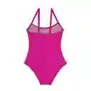 Traje de Baño de Niña Fucsia Talla 12 Samia