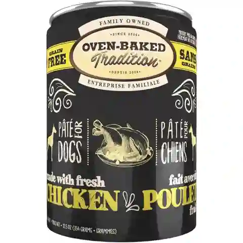 Oven-Baked Paté para Perro de Pollo