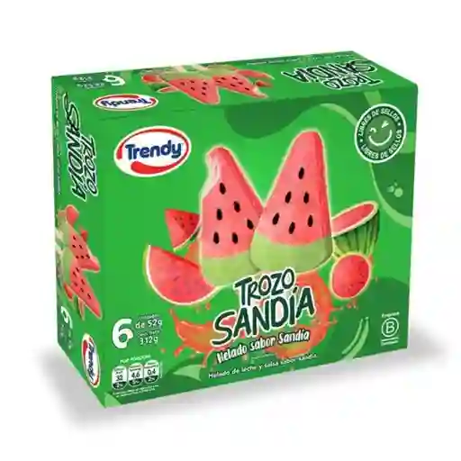 Helado Trozo Sandia Trendy