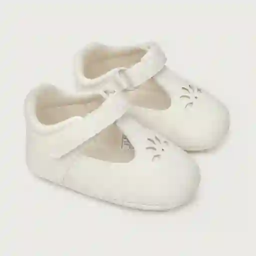 Zapatos Reina Bebé de Vestir Niña Blanco Talla 16 Opaline