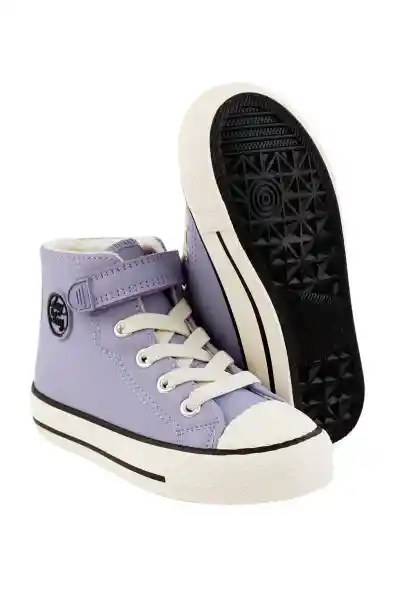 Zapatillas Day To Day Caña Velcro Niña Lavanda 27 942 Ficcus