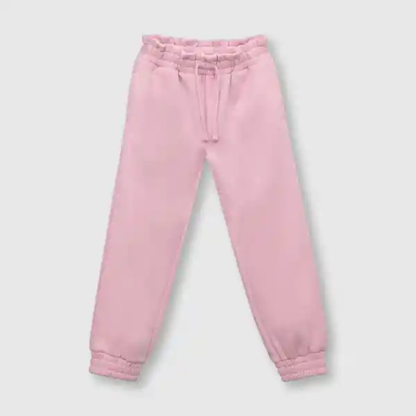 Pantalón de Niña Cintura Recogida Chicle Talla 10A Colloky