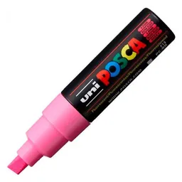 Uni Posca Marcador Rosado Rosado Flúor 8K