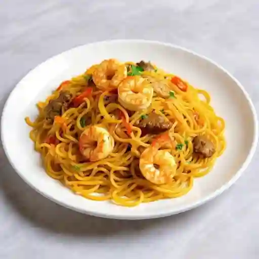 Tallarines Tres Carnes