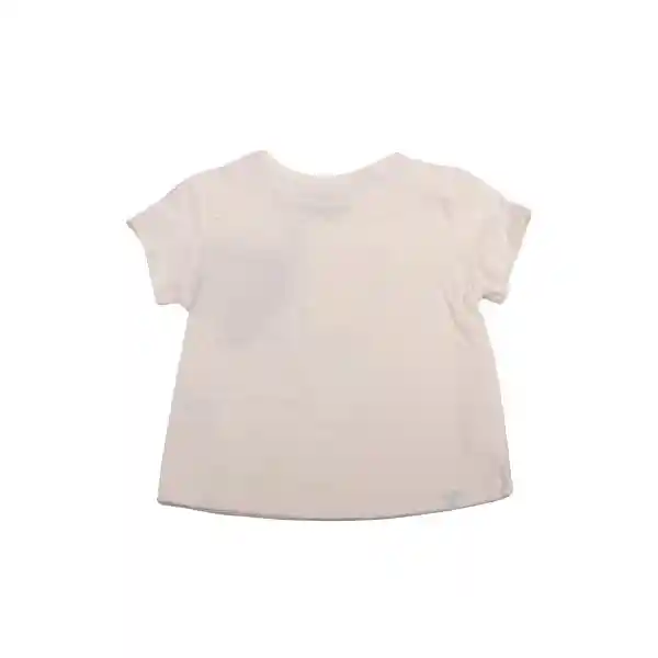 Polera Bebe Niña Blanco Pillin 4 a