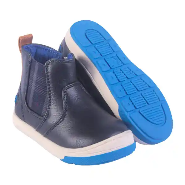 Botines Bebé Niño Azul Talla 22 Pillin