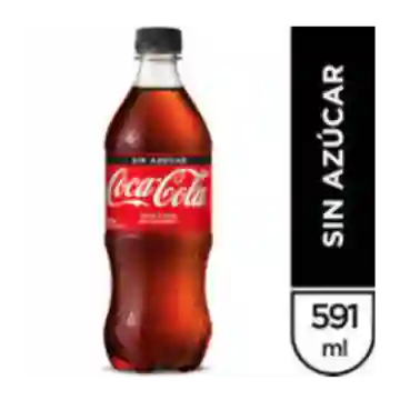 Coca Cola Sin Azucar 591Ml