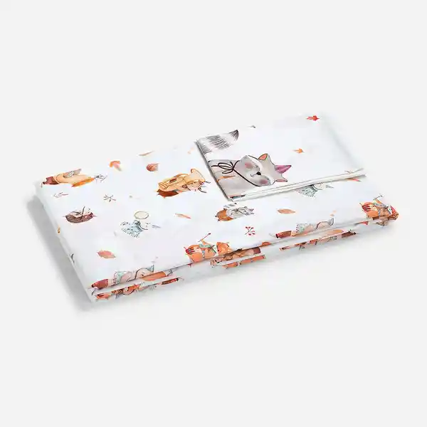 Funda Plumón Reversible Banda 2 Plazas Rosen