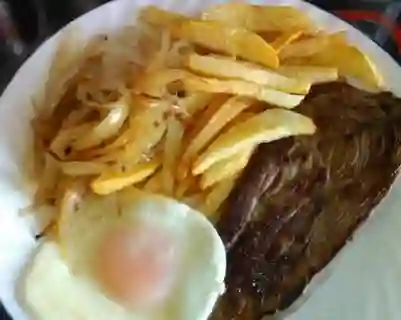 Bistec a lo Pobre