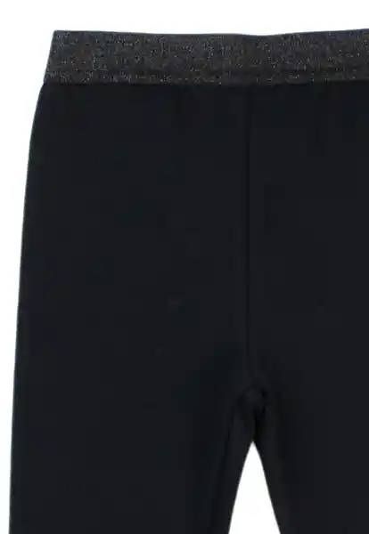 Leggins Kids Lurex Liberty 299 Niña Negro Talla 4 Años Ficcus