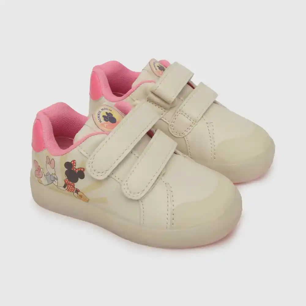 Zapatillas Velcros Disney Blanco Talla 21