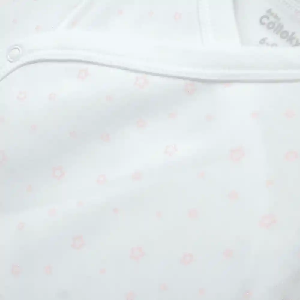 Pack Body Algodón De Bebé Niña Rosado Talla 6/9m