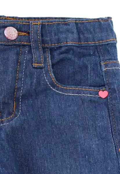 Jean Skinny Cosmic 191 Bebé Niña Azul Talla 12 a 18 Meses Ficcus