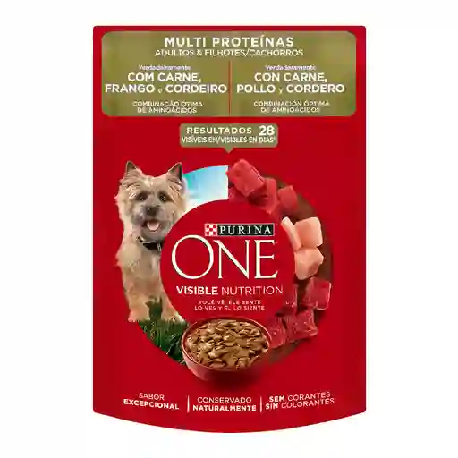 One Alimento para Perro con Multi Proteínas
