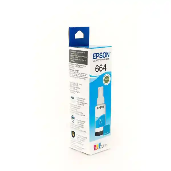 Epson Botella De Tinta 664 Cyan