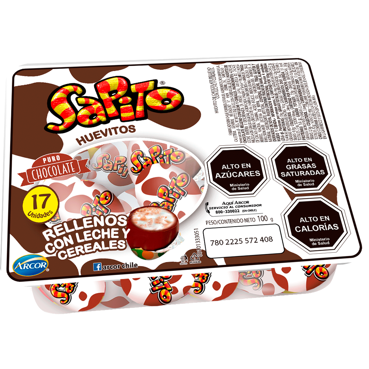 Huevo Chocolate y Cereales Sapito