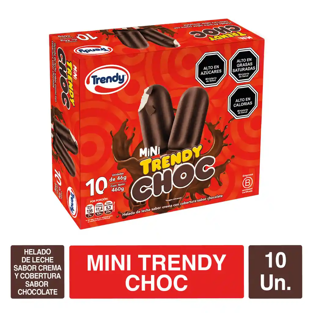 Helado Trendy Multipack Chocolate