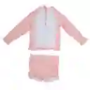 Traje De Baño Bebé Niña Rosado Pillin 6 M