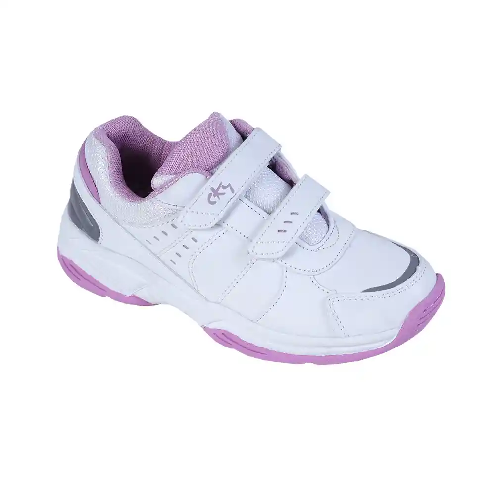 Zapatillas Escolares Senior De Niña Blanca Talla 39