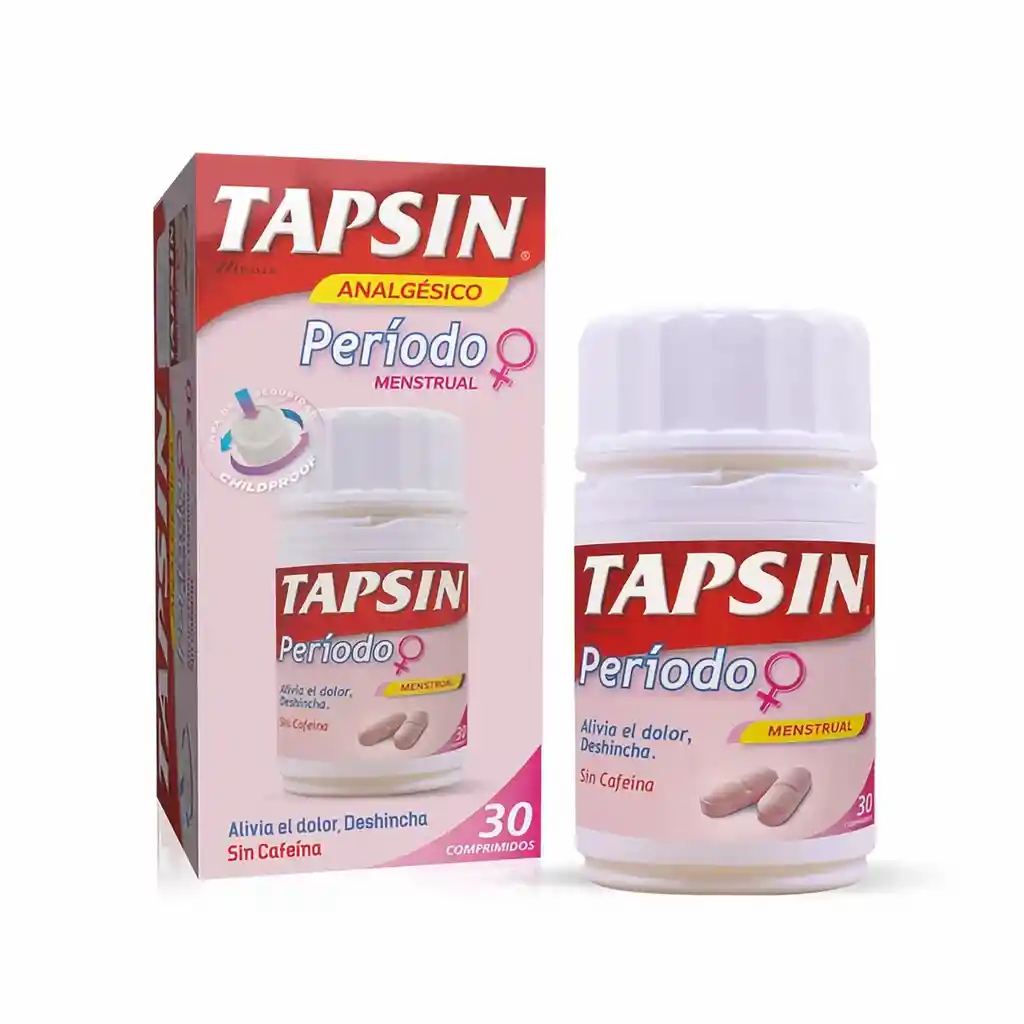 Tapsin Analgésico para el Tratamiento del Período Menstrual