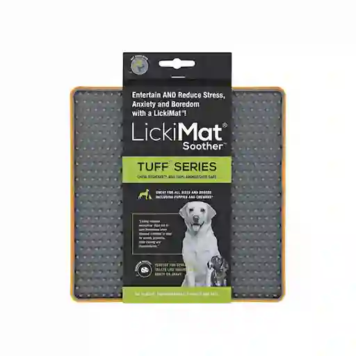 Lickimat Alfombra Soother Tuff For Dog Orange