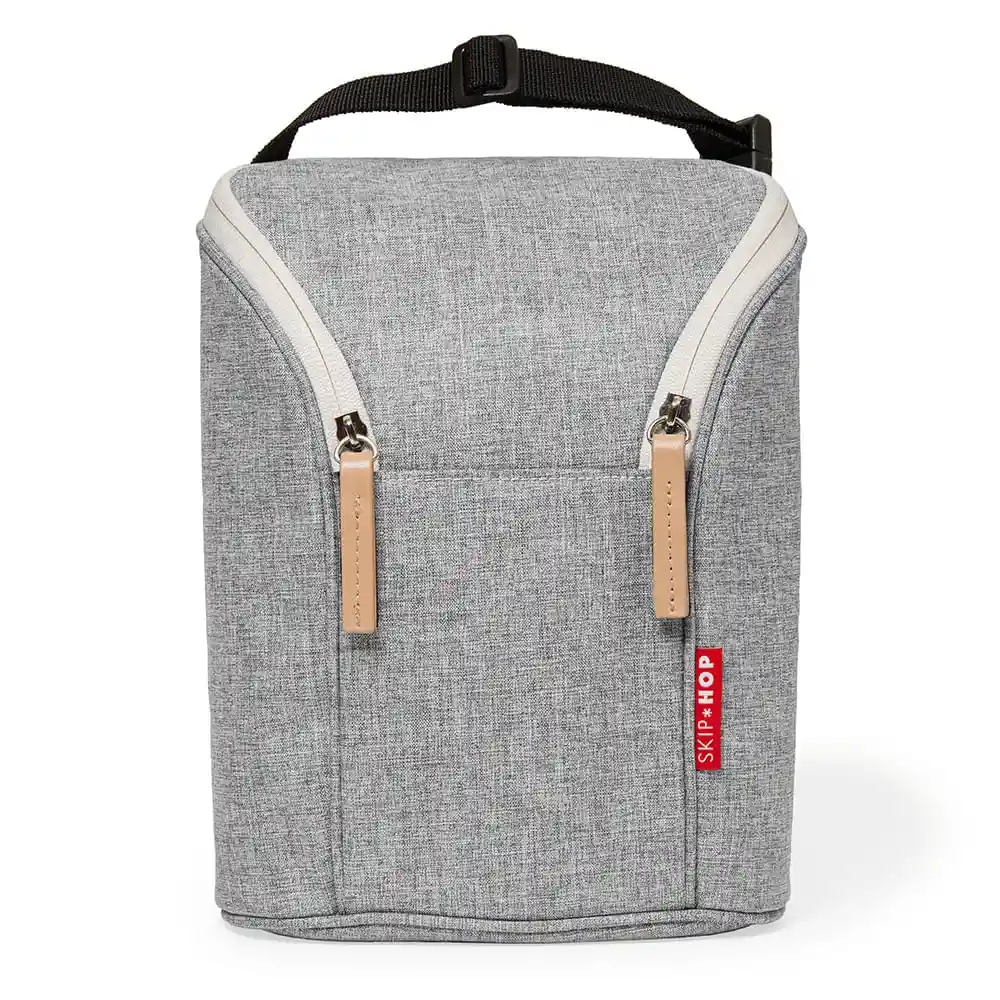 Skip Hop Porta Mamadera Termico Color Gris