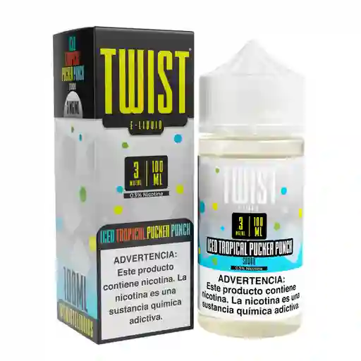 Twist Sal de Nicotina Iced Tropical Pucker Punch (0 mg)