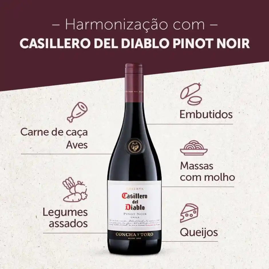 Casillero Del Diablo Vino Tinto Reserva Pinot Noir