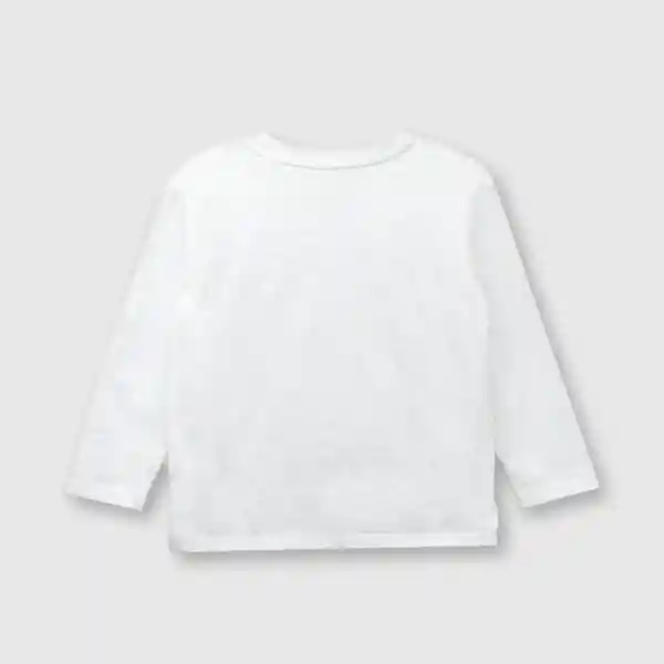 Polera Perro Astronauta de Bebé Niño White Talla 36M Colloky