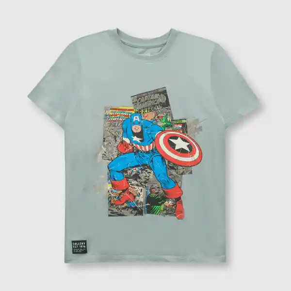 Polera Marvel Comics Sky de Niño Talla 8A Colloky