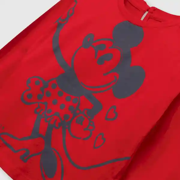 Polera Disney 100 de Bebé Rojo Talla 9M Colloky