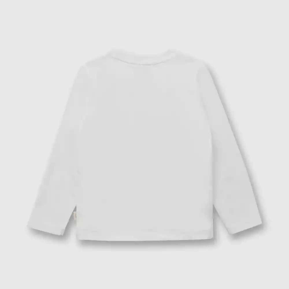 Polera Play Bebé Niño Blanco Talla 24 Meses