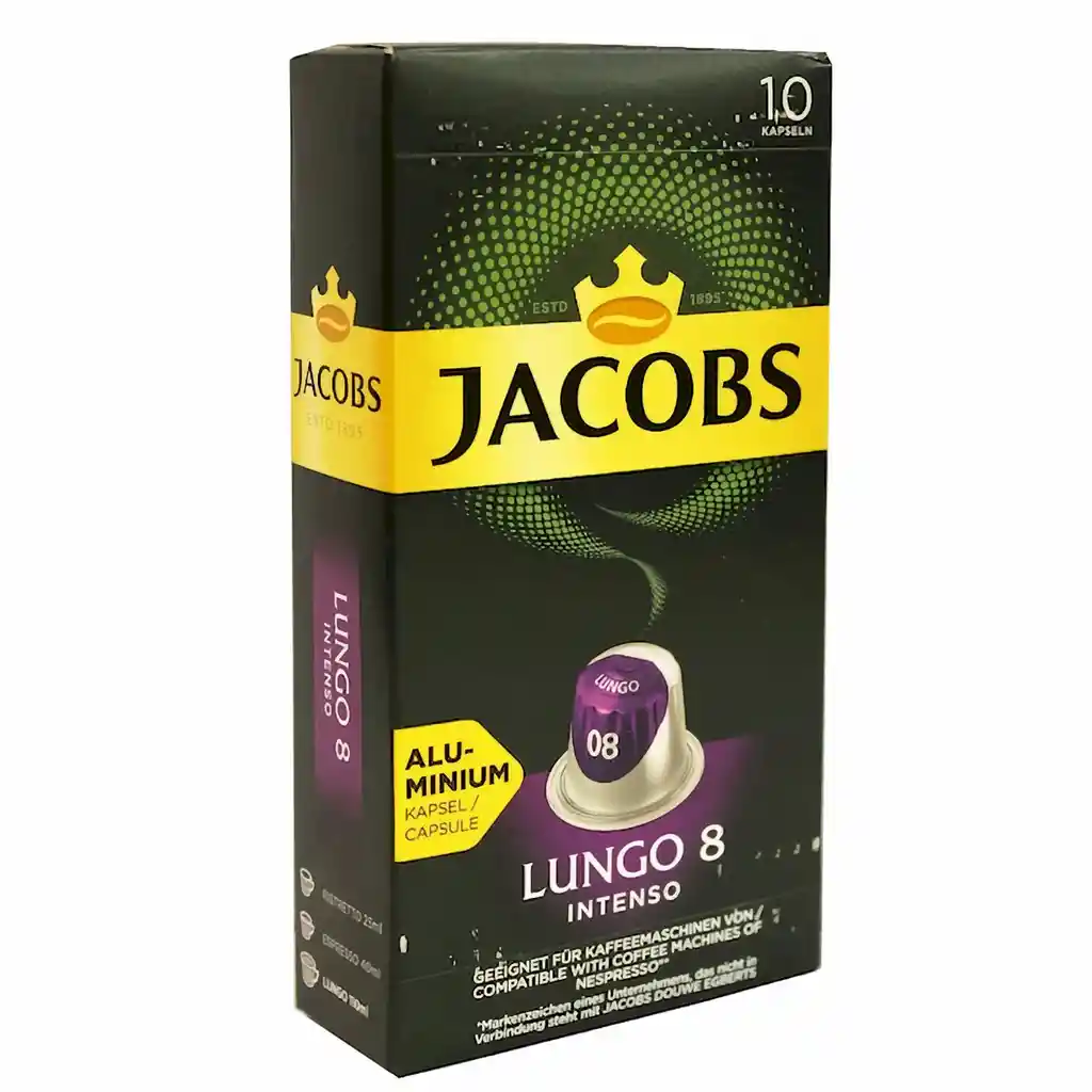 Jacobs Cápsulas de Café Lungo 8 Intenso